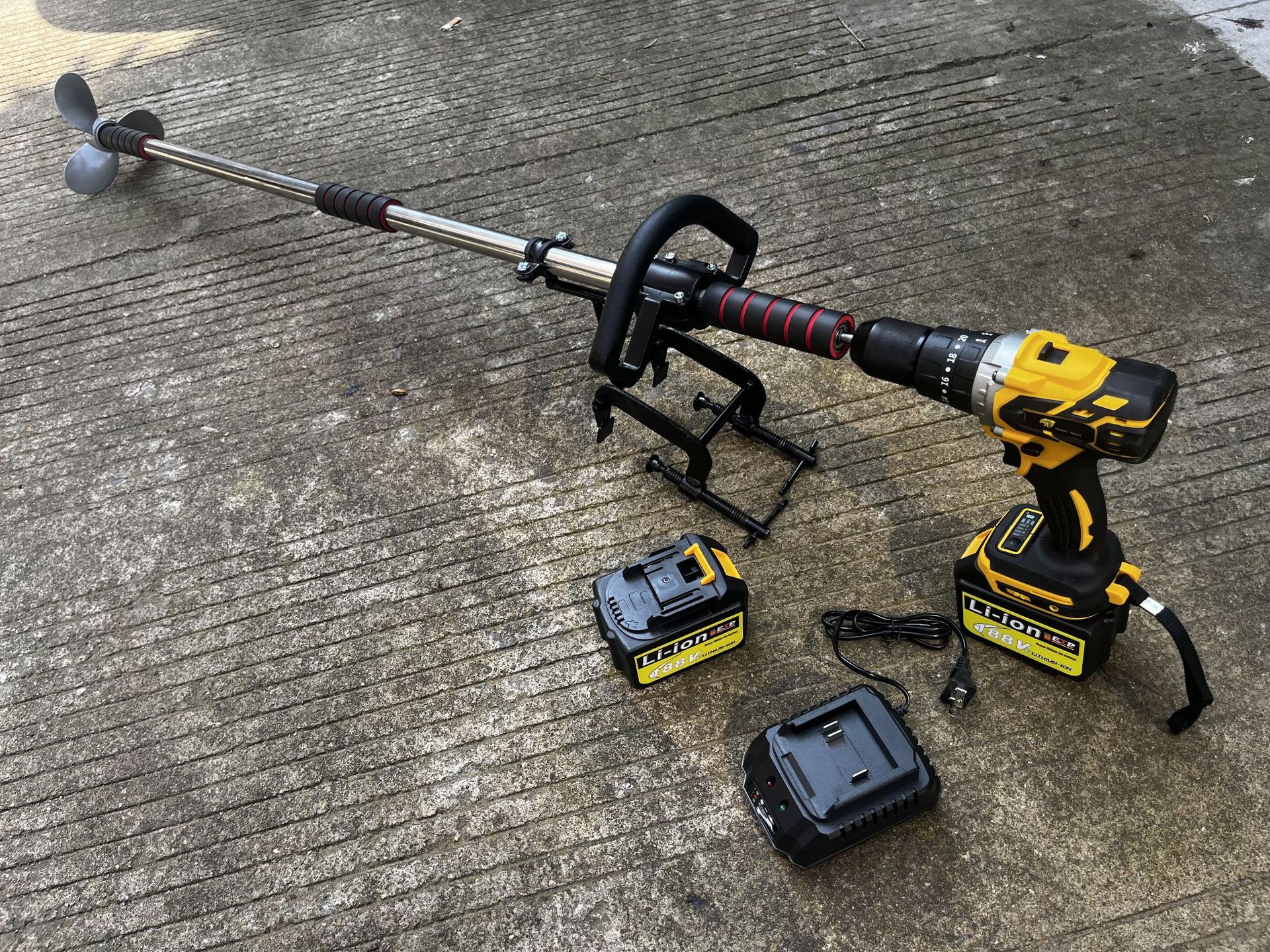 Electric Drill Manual Propelle - Fishing Kayak Trolling Motor reseña y precio