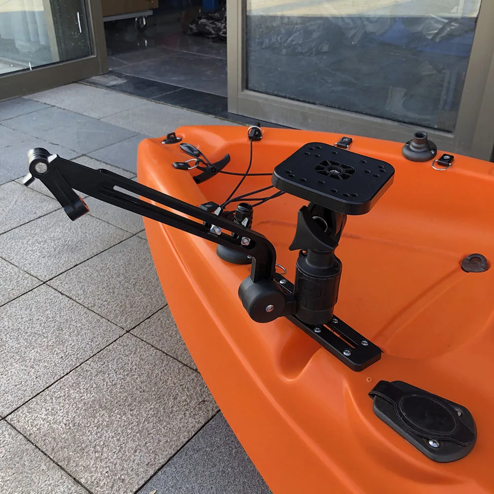 Fish Finder Base Bracket Trans - Fishing Kayak Fish Finder Mount reseña y precio