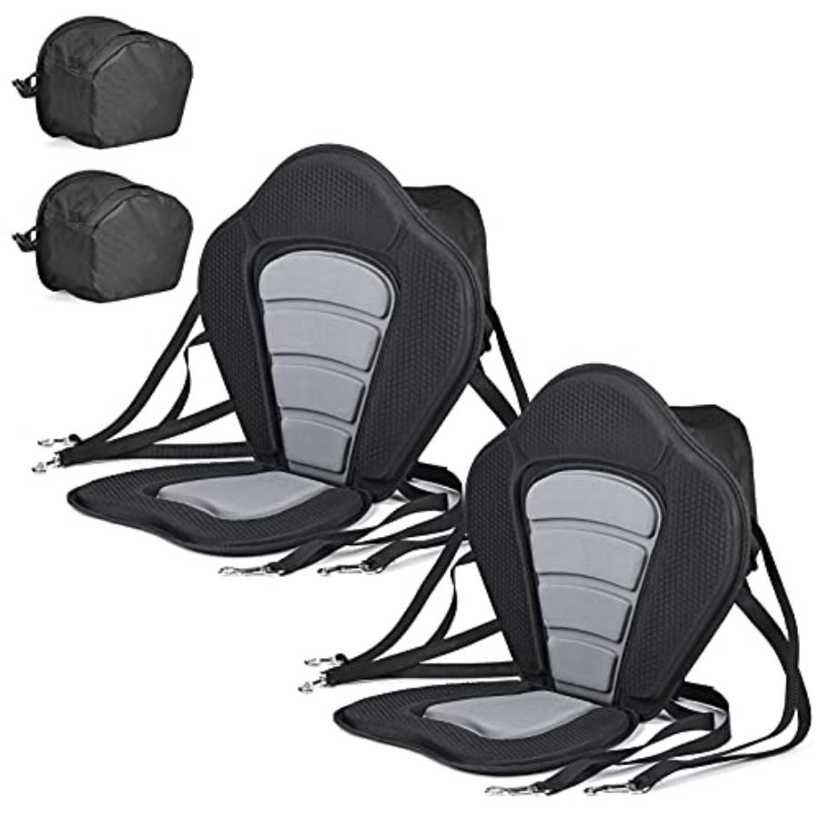 Deluxe Padded Kayak Seat with  - Fishing Kayak Storage Bag reseña y precio