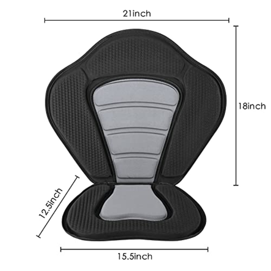 Deluxe Padded Kayak Seat with  - Fishing Kayak Storage Bag reseña y precio
