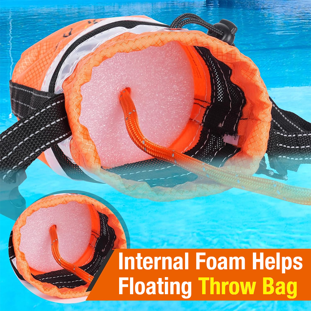 1SET Water Rescue Throw Bag, w - Fishing Kayak Crate reseña y precio