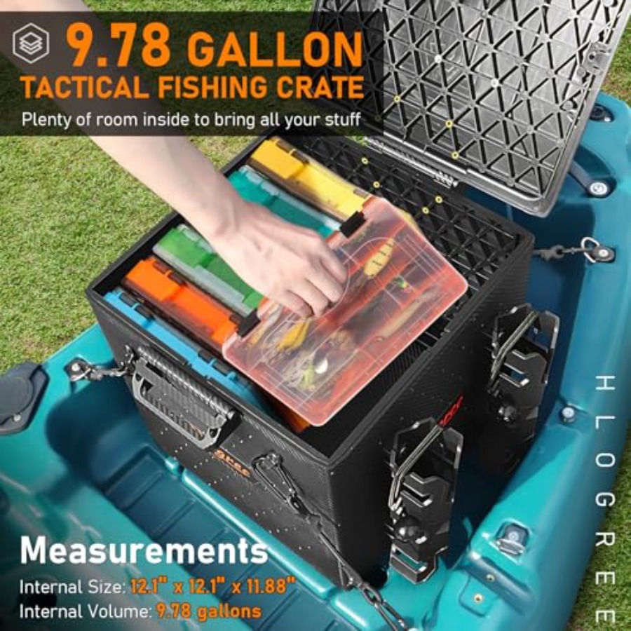 FlexCrate Kayak Fishing Crate  - Fishing Kayak Crate reseña y precio