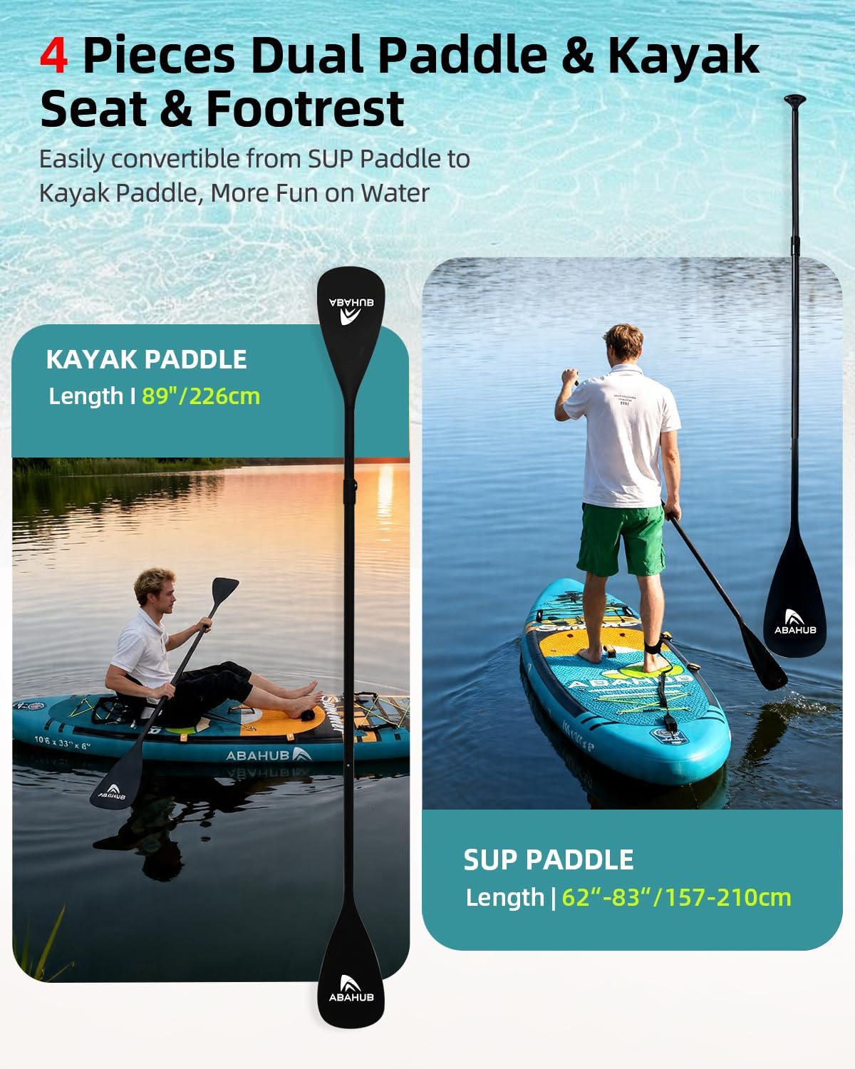 Wide 10.6ft x 31/34in Inflatab - Fishing Kayak Inflatable reseña y precio