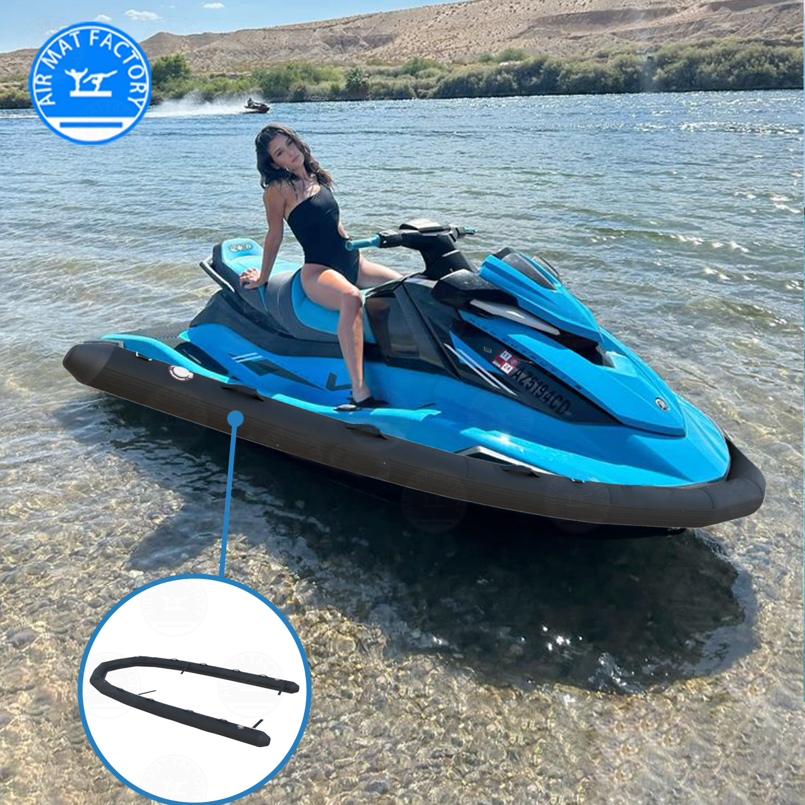 Stock! Hot Selling Inflatable  - Fishing Kayak Inflatable reseña y precio