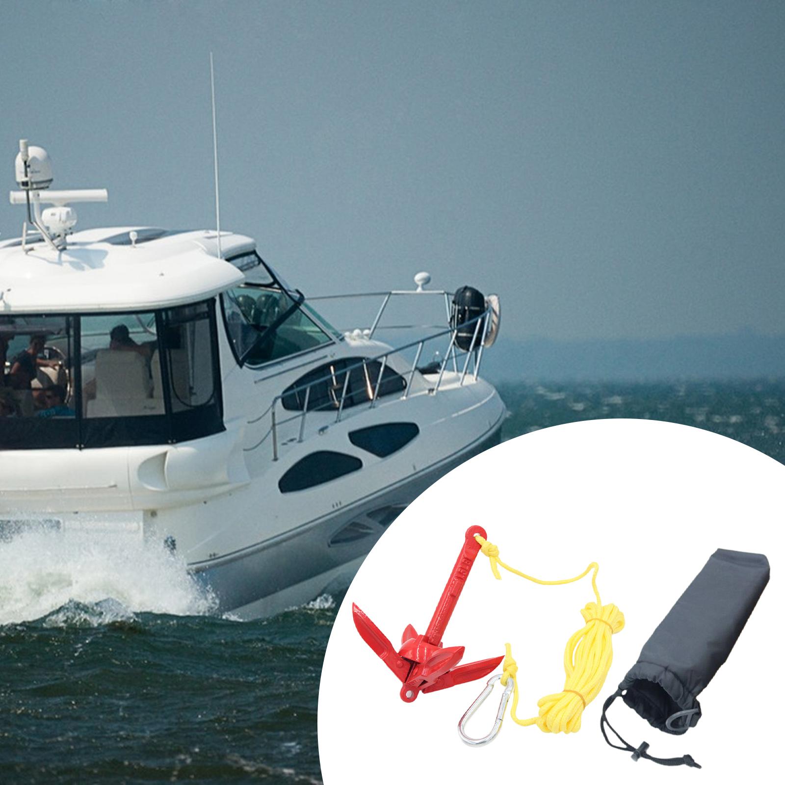 0.7kg Carbon Steel Folding Anc - Fishing Kayak Anchor reseña y precio
