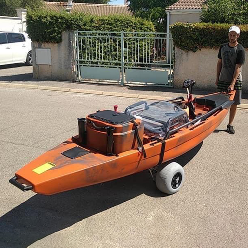Inflatable Wide Wheel Canoe Bo - Fishing Kayak Cart reseña y precio