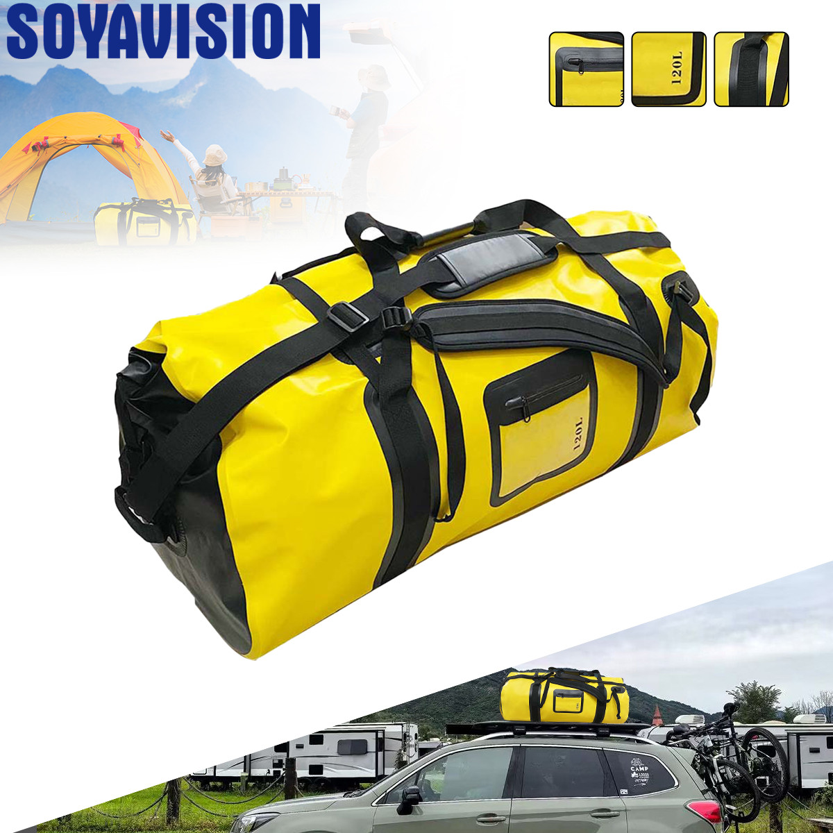 40L/66L/120L Waterproof Duffle - Fishing Kayak Crate reseña y precio
