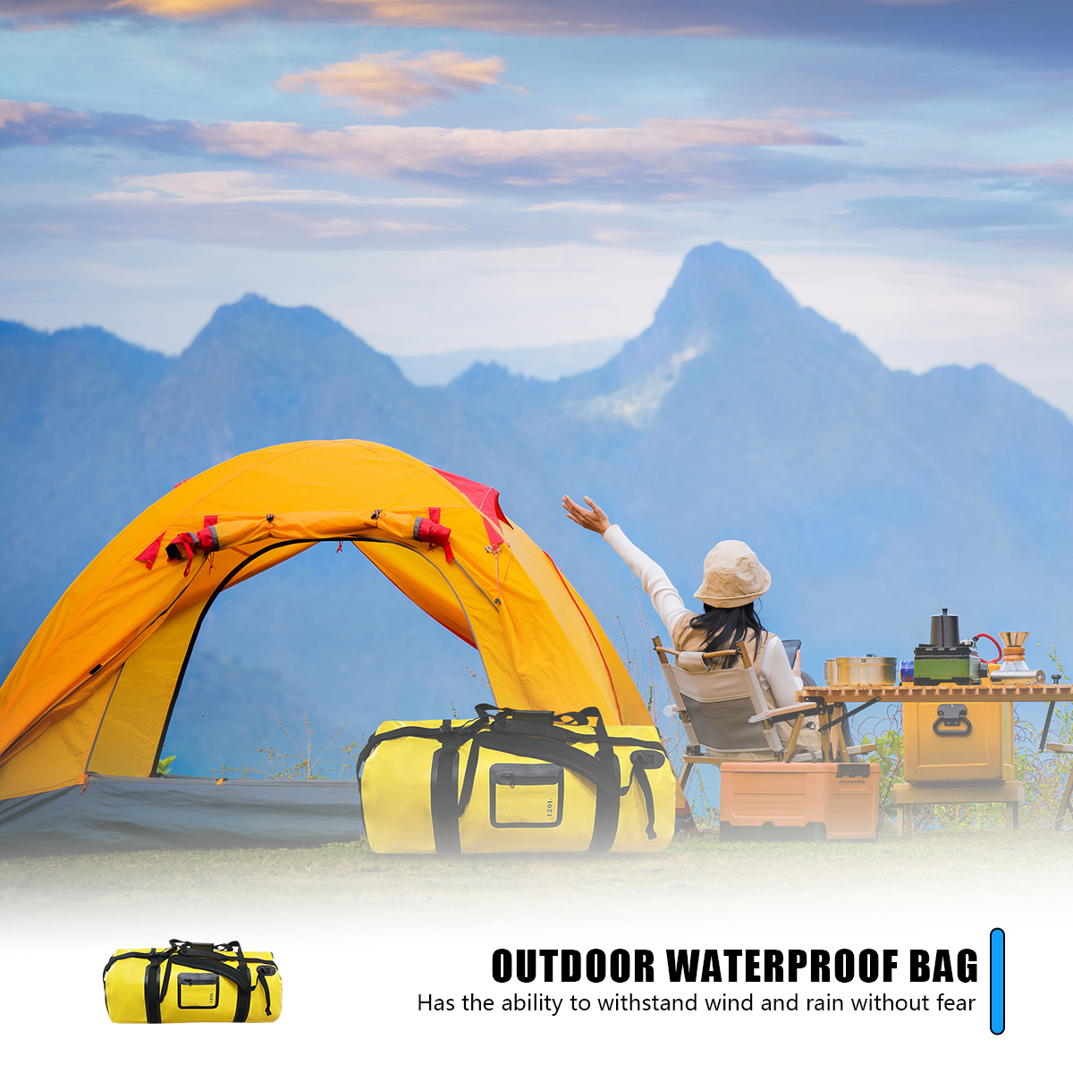 40L/66L/120L Waterproof Duffle - Fishing Kayak Crate reseña y precio