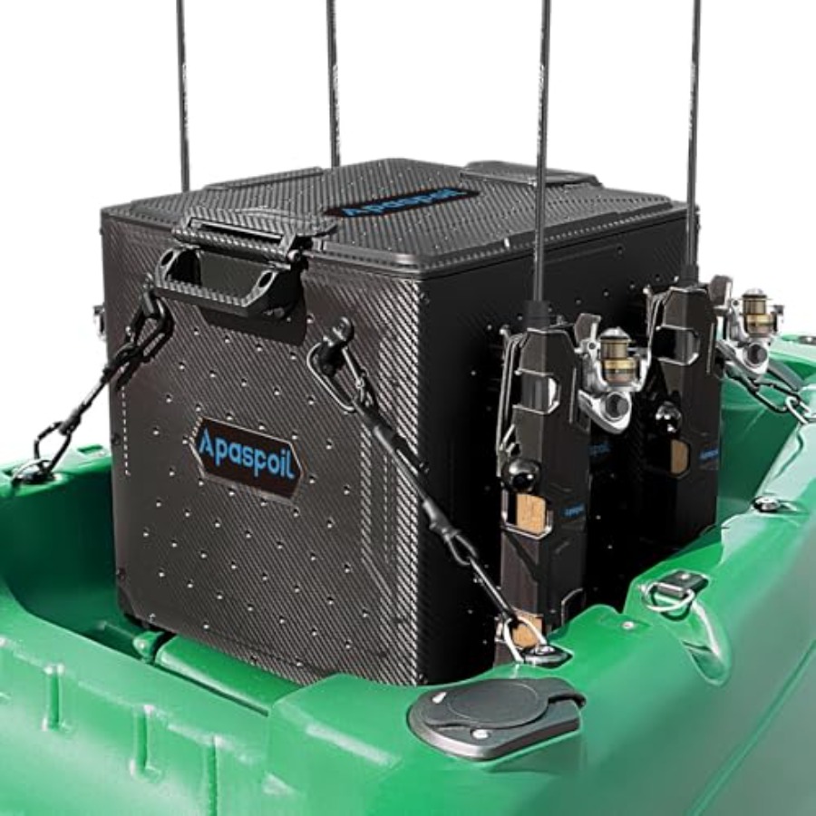 Kayak Fishing Crate with 4 Rod - Fishing Kayak Crate reseña y precio