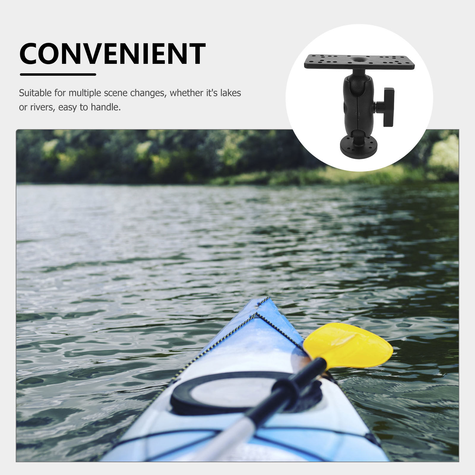 Adjustable Fishfinder Bracket  - Fishing Kayak Fish Finder Mount reseña y precio
