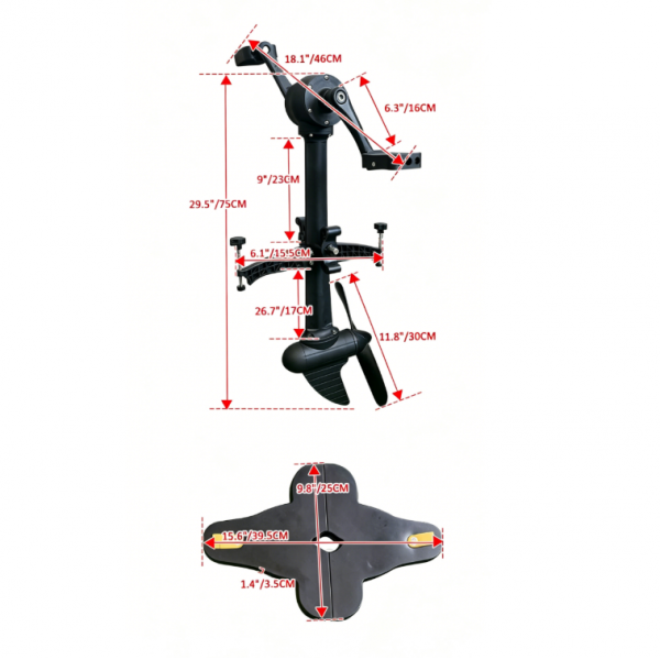 Kayak Pedal Power System, Prem - Fishing Kayak Cart reseña y precio