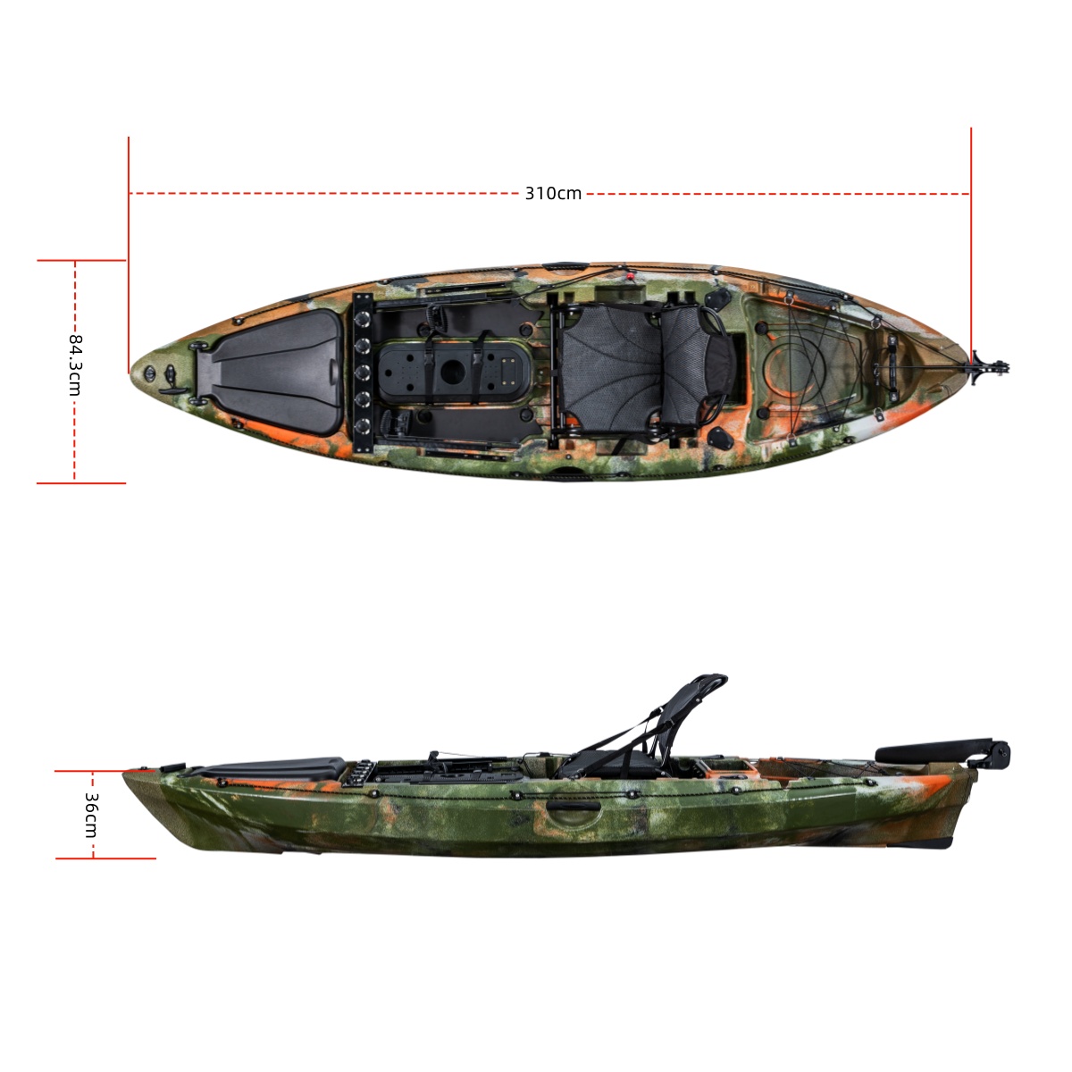 LSF First-class Single Fishing - Fishing Kayak Sit On Top reseña y precio