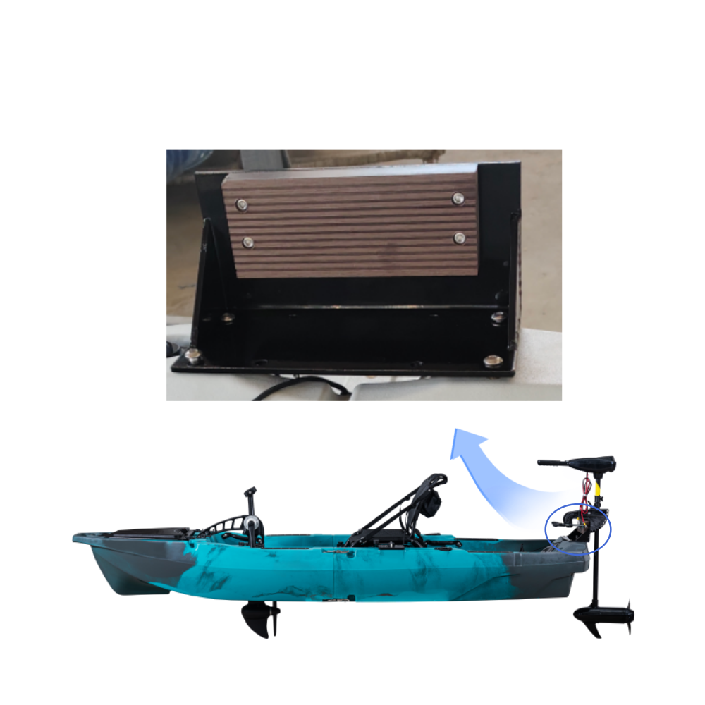 Pedal Kayak Fishing Motor Brac - Fishing Kayak Cart reseña y precio